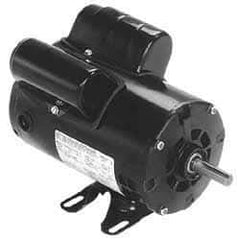 Marathon Electric - 5 Max hp, 3,450 Max RPM, Electric AC DC Motor - 230 V Input, Single Phase, 56H Frame, 0.62" Shaft Diam - Apex Tool & Supply