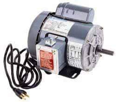 Marathon Electric - 2 Max hp, 3,450 Max RPM, Electric AC DC Motor - 115/230 V Input, Single Phase, 56H Frame, 0.62" Shaft Diam - Apex Tool & Supply