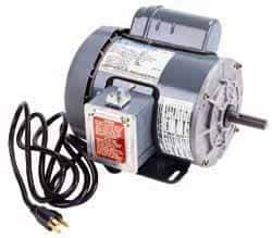 Marathon Electric - 1-1/2 Max hp, 1,725 Max RPM, Electric AC DC Motor - 115/208-230 V Input, Single Phase, 56 Frame, 0.62" Shaft Diam - Apex Tool & Supply