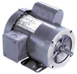 Marathon Electric - 1/2 Max hp, 3,450 Max RPM, Electric AC DC Motor - 115/208-230 V Input, Single Phase, 56C Frame, 0.62" Shaft Diam - Apex Tool & Supply