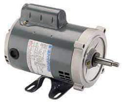 Marathon Electric - 1/4 Max hp, 1,200 Max RPM, Electric AC DC Motor - 115 V Input, Single Phase, 56 Frame, 0.62" Shaft Diam - Apex Tool & Supply