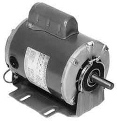 Marathon Electric - 1/4 Max hp, 1,725 Max RPM, Electric AC DC Motor - 115/208-230 V Input, Single Phase, 48Z Frame, 1/2" Shaft Diam - Apex Tool & Supply