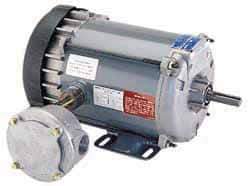 Marathon Electric - 1 Max hp, 3,450 Max RPM, Electric AC DC Motor - 208-230/460 V Input, Three Phase, 56 Frame, 0.62" Shaft Diam - Apex Tool & Supply