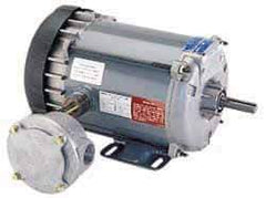 Marathon Electric - 1/3 Max hp, 1,725 Max RPM, Electric AC DC Motor - 208-230/460 V Input, Three Phase, 56 Frame, 0.62" Shaft Diam - Apex Tool & Supply