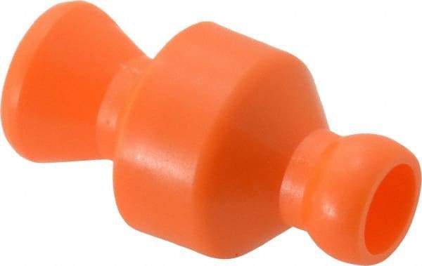 Loc-Line - 10 Piece, 1/4" ID Coolant Hose In-Line Valve - Female to Ball Connection, Acetal Copolymer Body, Unthreaded, Use with Loc-Line Modular Hose Systems - Apex Tool & Supply