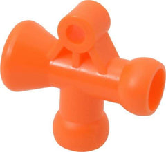 Loc-Line - 1/4" Hose Inside Diam, Coolant Hose T-Fitting - For Use with Loc-Line Modular Hose System, 20 Pieces - Apex Tool & Supply