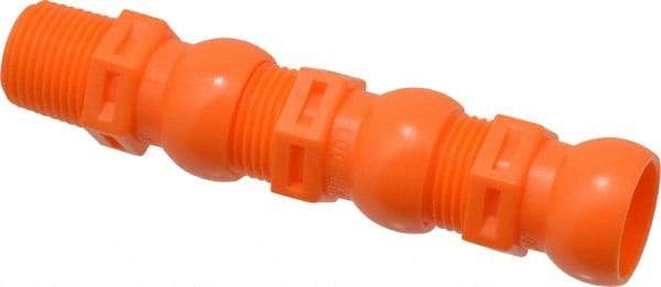 Loc-Line - 50 Piece, 1/2" Hose ID, Male to Female Coolant Hose Connector - 3/8" NPT, For Loc-Line Modular Hose Systems - Apex Tool & Supply