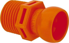 Loc-Line - 50 Piece, 1/2" Hose ID, Male to Female Coolant Hose Connector - 1/2" NPT, For Loc-Line Modular Hose Systems - Apex Tool & Supply