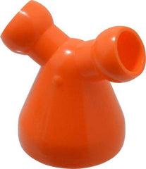 Loc-Line - 1/2" Hose Inside Diam, Coolant Hose Y-Fitting - For Use with Loc-Line Modular Hose System, 20 Pieces - Apex Tool & Supply