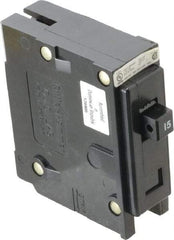 Eaton Cutler-Hammer - 15 Amp, 120/240 VAC, 24 VDC, 48 VDC, 80 VDC, 1 Pole, Plug In Miniature Circuit Breaker - Thermal Magnetic Trip, 14-4 AWG, 2-3/8 Inch Deep x 2-15/16 Inch High x 1 Inch Wide - Apex Tool & Supply