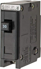 Eaton Cutler-Hammer - 30 Amp, 120/240 VAC, 24 VDC, 48 VDC, 80 VDC, 1 Pole, Plug In Miniature Circuit Breaker - Thermal Magnetic Trip, 14-4 AWG, 2-3/8 Inch Deep x 2-15/16 Inch High x 1 Inch Wide - Apex Tool & Supply