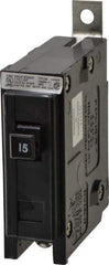 Eaton Cutler-Hammer - 15 Amp, 120/240 VAC, 24 VDC, 48 VDC, 80 VDC, 1 Pole, Bolt On Miniature Circuit Breaker - Thermal Magnetic Trip, 14-4 AWG, 2-3/8 Inch Deep x 2-15/16 Inch High x 1 Inch Wide - Apex Tool & Supply