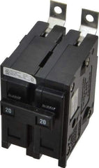 Eaton Cutler-Hammer - 20 Amp, 120/240 VAC, 2 Pole, Bolt On Miniature Circuit Breaker - Thermal Magnetic Trip, 14-4 AWG, 2-3/8 Inch Deep x 2-15/16 Inch High x 2 Inch Wide - Apex Tool & Supply