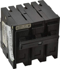 Eaton Cutler-Hammer - 30 Amp, 240 VAC, 3 Pole, Plug In Miniature Circuit Breaker - Thermal Magnetic Trip, 14-4 AWG, 2-3/8 Inch Deep x 2-15/16 Inch High x 3 Inch Wide - Apex Tool & Supply