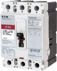 Eaton Cutler-Hammer - 175 Amp, 125 VDC, 240 VAC, 3 Pole, Molded Case Circuit Breaker - Thermal Magnetic Trip, 65 kA at 240 VAC Breaking Capacity, 4-4/0 AWG, 3-3/8 Inch Deep x 6 Inch High x 4-1/8 Inch Wide - Apex Tool & Supply