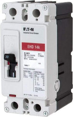 Eaton Cutler-Hammer - 30 Amp, 250 VDC, 480 VAC, 2 Pole, Molded Case Circuit Breaker - Thermal Magnetic Trip, 18 kA at 240 VAC Breaking Capacity, 14-1/0 AWG, 3-3/8 Inch Deep x 6 Inch High x 2-3/4 Inch Wide - Apex Tool & Supply