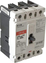 Eaton Cutler-Hammer - 20 Amp, 250 VDC, 480 VAC, 3 Pole, Molded Case Circuit Breaker - Thermal Magnetic Trip, 18 kA at 240 VAC Breaking Capacity, 14-1/0 AWG, 3-3/8 Inch Deep x 6 Inch High x 4-1/8 Inch Wide - Apex Tool & Supply