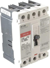 Eaton Cutler-Hammer - 30 Amp, 250 VDC, 480 VAC, 3 Pole, Molded Case Circuit Breaker - Thermal Magnetic Trip, Multiple Breaking Capacity Ratings, 14-1/0 AWG, 3-3/8 Inch Deep x 6 Inch High x 4-1/8 Inch Wide - Apex Tool & Supply