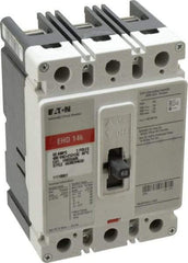 Eaton Cutler-Hammer - 60 Amp, 250 VDC, 480 VAC, 3 Pole, Molded Case Circuit Breaker - Thermal Magnetic Trip, 18 kA at 240 VAC Breaking Capacity, 14-1/0 AWG, 3-3/8 Inch Deep x 6 Inch High x 4-1/8 Inch Wide - Apex Tool & Supply
