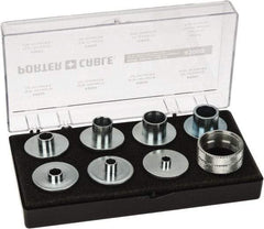 Porter-Cable - 1/2" (42033), 3/4" (42024), 3/8" (42036), 5/16" (42054), 5/8" (42045), 51/64" (42042) & 7/16" (42027) OD, Router Template Guide - For Use with 7 Template Guides: Models 42024, 42027, 42033, 42036, 42042, 42045 & 42054 - Apex Tool & Supply