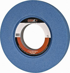 Camel Grinding Wheels - 14" Diam x 5" Hole x 2" Thick, J Hardness, 46 Grit Surface Grinding Wheel - Aluminum Oxide, Type 7, Coarse Grade, 1,910 Max RPM, Vitrified Bond, Two-Side Recess - Apex Tool & Supply