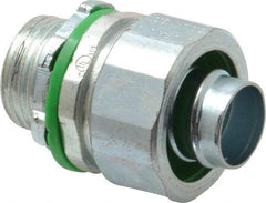 Cooper Crouse-Hinds - 1/2" Trade, Steel Threaded Straight Liquidtight Conduit Connector - Noninsulated - Apex Tool & Supply