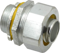 Cooper Crouse-Hinds - 3/4" Trade, Malleable Iron Threaded Straight Liquidtight Conduit Connector - Noninsulated - Apex Tool & Supply