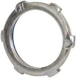 Cooper Crouse-Hinds - 1" Trade, Steel Threaded Rigid/Intermediate (IMC) Conduit Locknut - Noninsulated - Apex Tool & Supply