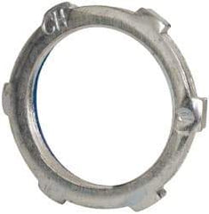 Cooper Crouse-Hinds - 1" Trade, Steel Threaded Rigid/Intermediate (IMC) Conduit Locknut - Noninsulated - Apex Tool & Supply