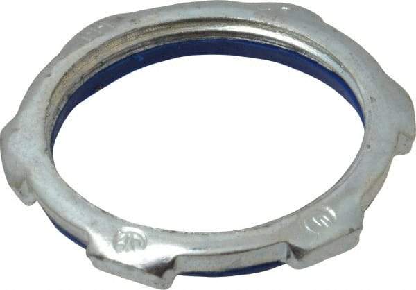 Cooper Crouse-Hinds - 1-1/4" Trade, Steel Threaded Rigid/Intermediate (IMC) Conduit Locknut - Noninsulated - Apex Tool & Supply