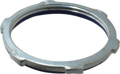 Cooper Crouse-Hinds - 2" Trade, Steel Threaded Rigid/Intermediate (IMC) Conduit Locknut - Noninsulated - Apex Tool & Supply