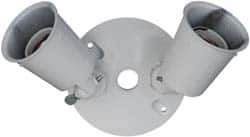 Cooper Crouse-Hinds - 3 Outlet, Powder Coat Finish, Round Noncorrosive Weatherproof Box Cover - 11" Long x 4-1/4" Wide x 5-1/8" High, Aluminum, UL Listed - Apex Tool & Supply