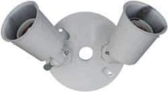 Cooper Crouse-Hinds - 3 Outlet, Powder Coat Finish, Round Noncorrosive Weatherproof Box Cover - 11" Long x 4-1/4" Wide x 5-1/8" High, Aluminum, UL Listed - Apex Tool & Supply