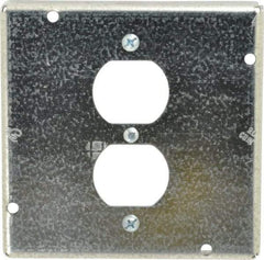 Cooper Crouse-Hinds - Electrical Outlet Box Steel Square Surface Cover - Apex Tool & Supply