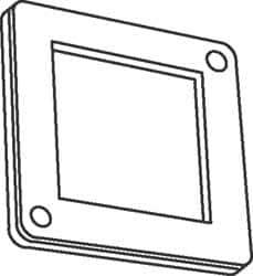 Cooper Crouse-Hinds - Electrical Outlet Box Steel Square Cover - Apex Tool & Supply