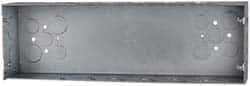 Cooper Crouse-Hinds - 6 Gang, (30) 1/2 & 3/4" Knockouts, Steel Rectangle Wall Box - 4-1/2" Overall Height x 14-1/16" Overall Width x 1-5/8" Overall Depth - Apex Tool & Supply