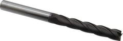 Niagara Cutter - 1/2", 3" LOC, 1/2" Shank Diam, 6" OAL, 4 Flute, Solid Carbide Square End Mill - Single End, Diamond Finish, Spiral Flute, 30° Helix, Right Hand Cut, Right Hand Flute, Series DIAL430 - Apex Tool & Supply