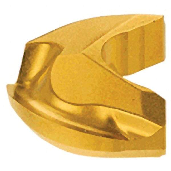 Iscar - CRF100, IC908 Grade Carbide Profiling Insert - TiAlN Finish, Irregular Shape, 0.236" Thick, 1/2" Corner Radius - Apex Tool & Supply