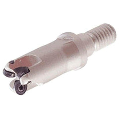 Iscar - 15mm Cutting Diam, 7mm Max Depth of Cut, Modular Connection Indexable Copy End Mill - 3 Inserts, RXCR, RXCW Insert, ER-M Toolholder - Apex Tool & Supply