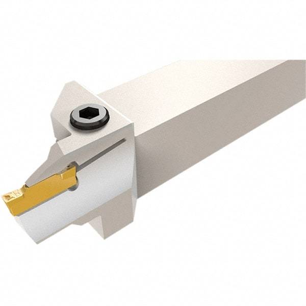 Iscar - HFH, External, Left Hand, 12mm Max Depth of Cut, 3mm Max Groove Width, Indexable Grooving Tool Holder - HFPL 30.. Insert Compatibility, 25mm Shank Height, 25mm Shank Width, 150mm OAL - Apex Tool & Supply