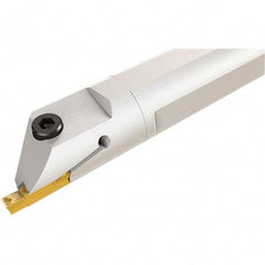 Iscar - 32mm Min Bore Diam, 250mm OAL, 32mm Shank Diam, HFI-MC Indexable Boring Bar - 5mm Max Bore Depth, DGN, GRIP, HFPL Insert, Clamp Holding Method - Apex Tool & Supply