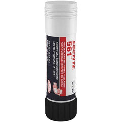 Loctite - 19 g Stick White Thread Sealant - 300°F Max Working Temp, For Metal Tapered Pipe Thread Fittings - Apex Tool & Supply
