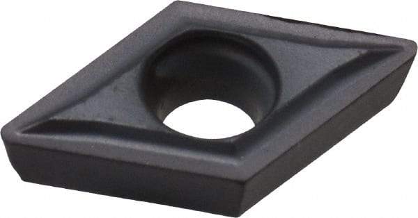 Kennametal - DPMT21.51 LF Grade KC5010 Carbide Turning Insert - TiAlN Finish, 55° Diamond, 1/4" Inscr Circle, 3/32" Thick, 1/64" Corner Radius - Apex Tool & Supply
