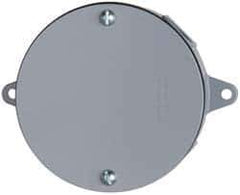 Cooper Crouse-Hinds - Electrical Outlet Box Aluminum Blank Plate - Includes (2) Screws, (4) Closure Plugs, Gasket - Apex Tool & Supply