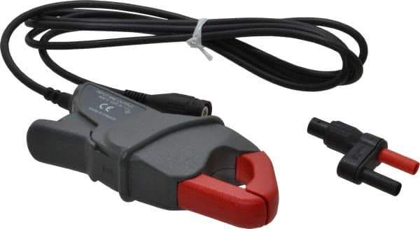 Fluke - Black/Red Electrical Test Equipment Clamp - Use with Digital Multimeters, Powers Quality Meters, Scope Meters - Apex Tool & Supply