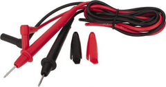 Fluke - Black/Red Electrical Test Equipment Leads - Use with General Purpose - Apex Tool & Supply