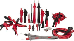Fluke - Black/Red Electrical Test Equipment Leads Set - Use with All Models - Apex Tool & Supply