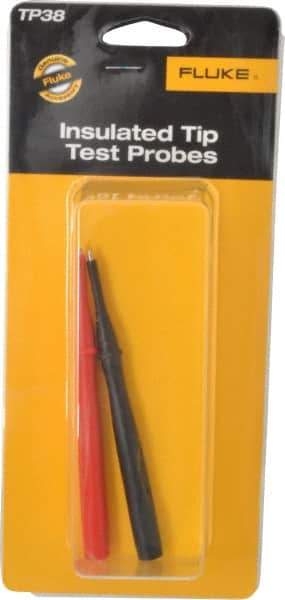 Fluke - Black/Red Electrical Test Equipment Probe Set - Use with Fluke 175, 177, 179 True RMS Digital Multimeters, Fluke 287, 289 True-RMS Industrial Logging Multimeters, Fluke 705 Loop Calibrators - Apex Tool & Supply