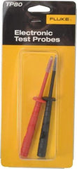 Fluke - Black/Red Electrical Test Equipment Probe - Use with TL222, TL224 Test Lead - Apex Tool & Supply