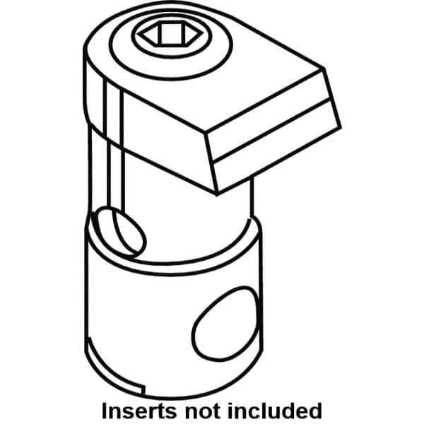 Kennametal - Indexable Adjusting Element - Compatible with 4.91003L133, 4.91003R133, 4.91204L133, 4.91204R133, 4.91604L133, 4.91604R133 - Apex Tool & Supply